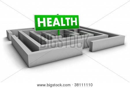 Health Labyrinth Concept
