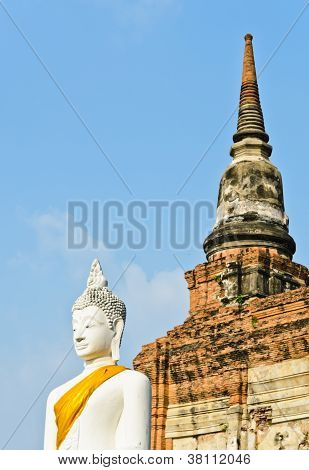 Antike Buddha-Statue, thailand