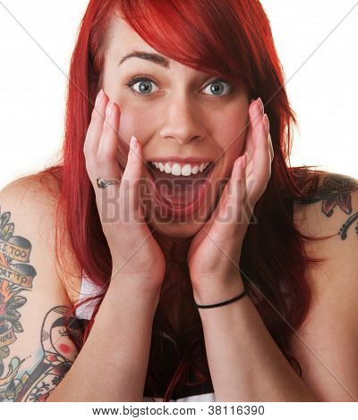Hysteriske Woman råben