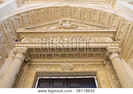 Kirke af Carmine. Nardo. Puglia. Italien.