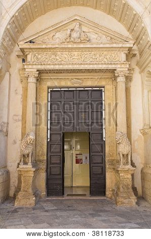 Kirke af Carmine. Nardo. Puglia. Italien.
