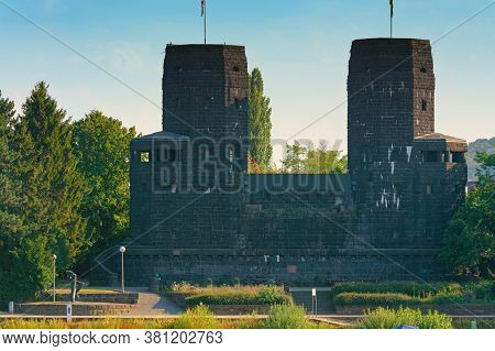 Bridge Of Remagen Or Ludendorff Bridge,rhine River,rhineland-palatinate,germany