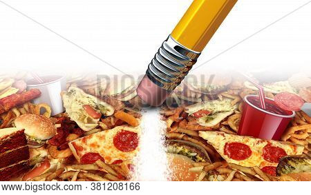 Dieting And Junk Food Concept With Greasy Fried Restaurant Take Out As Onion Rings Burger And Hot Do