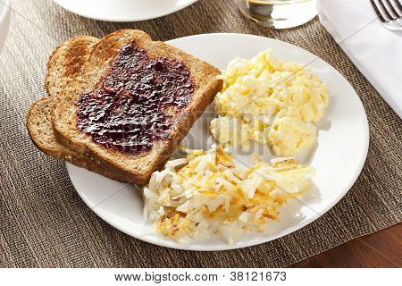 Desayuno saludable casero