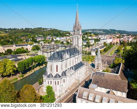 Sanctuary Of Our Lady Of Lourdes Is A Roman Catholic Church In Lourdes Town In France