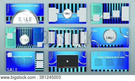Trendy Website Templates, Minimal Presentation Design. Multipurpose Template For Presentation Slide,