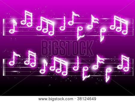 Вектор фейерверков Musicnotes