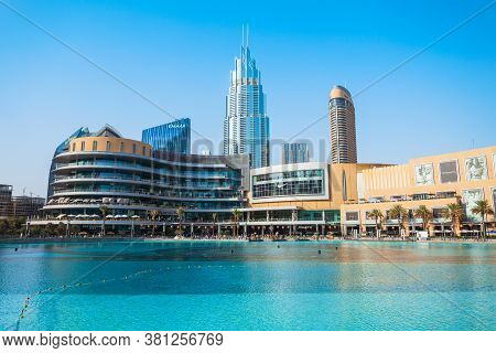 Dubai, Uae - February 24, 2019: The Dubai Mall Is The Second Largest Shopping Mall In The World Loca