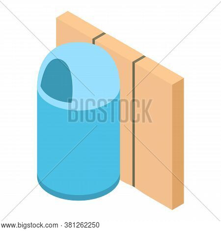 Packaging Disposal Icon. Isometric Illustration Of Packaging Disposal Vector Icon For Web