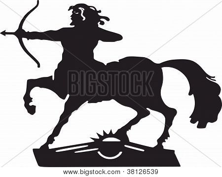 เซนทอร์รูปเงาดำกับธนู