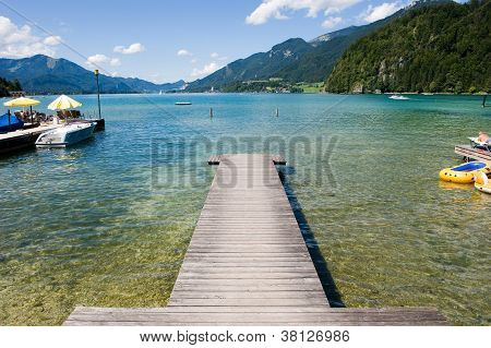Pier im wolfgangsee