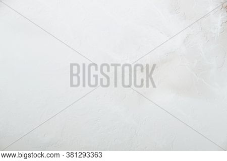 White Marble Texture Background. Acrylic Ink Water. Mineral Stone Streak Pattern. Abstract Dry Sea S