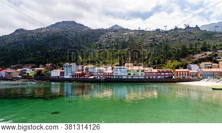 The Harbour Of O Pindo In Galizia