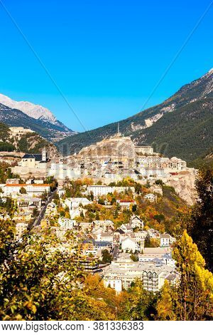 old fortification town Briancon in France