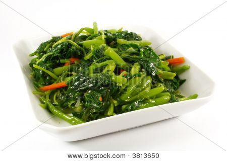 Mescolare le verdure fritte