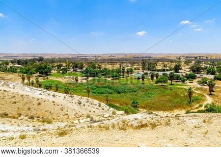 View Of The Golda Meir Park In The Negev Desert, Southern Israel