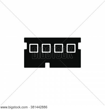 Memory Pc Icon. Vector Design Template