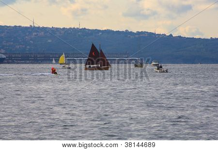 Barcolana regata en Trieste