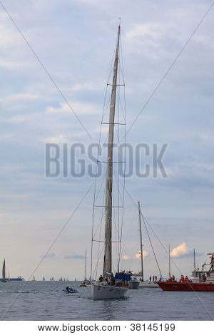 Maxi Jena Boat , 2 Place Of The 44ï¿½ Barcolana Regatta In Trieste Sea