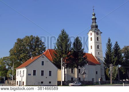 BRDOVEC CROATIA - SEPTEMBER 17, 2012: Church of St. Vitus in Brdovec, Croatia