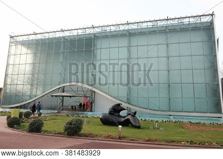 Poitiers Futuroscope, Nouvelle Aquitaine / France - 02 03 2019 : Tourism Attraction Park In Futurosc
