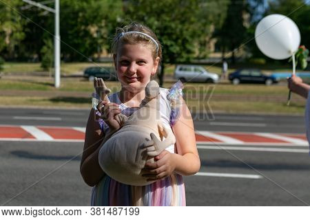 Minsk/ Belarus - August 15, 2020: Peaceful Protests In Belarus. Presidential Elections In Belarus 20