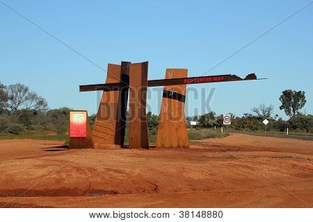 Australia. Cente rosso