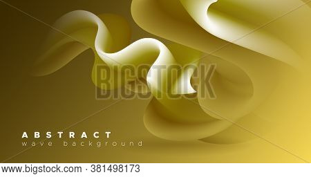 Gold Gradient Background. Neon Dynamic Motion. Vibrant Concept. Color Digital Gradient Background. F