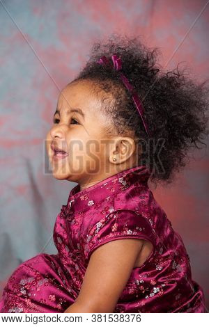 portrait of African baby girl from Eretria 