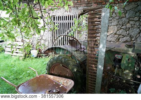 Abandoned Place In Summer Photographed With Natural Light