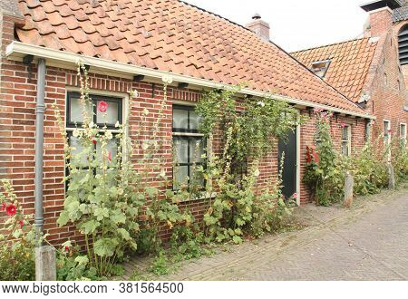 Ezinge. August-16-2020. Beautiful House In The Village Ezinge. The Netherlands