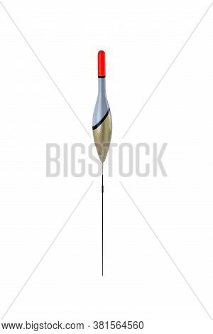 Teardrop Shaped Float With A Red Antenna And A Long Keel For Fishing With A Fishing Rod, Fishing Acc