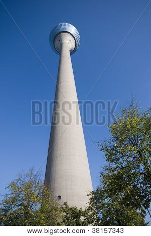 Rheinturm In Dusseldorf (germany , Europe)
