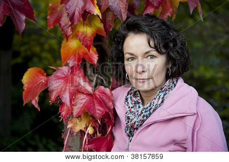 Femme en automne