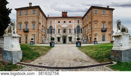 The Castle Of Govone In Piedmont, Italy
