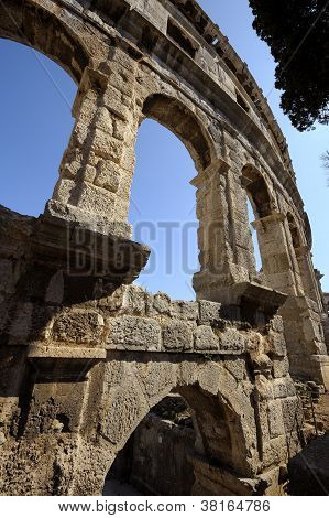 Romerske amfiteater Pula (Kroatien)