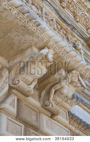 Acquaviva hrad. Nardo. Puglia. Itálie.