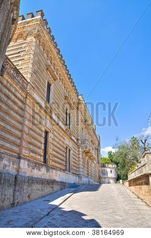 Acquaviva hrad. Nardo. Puglia. Itálie.