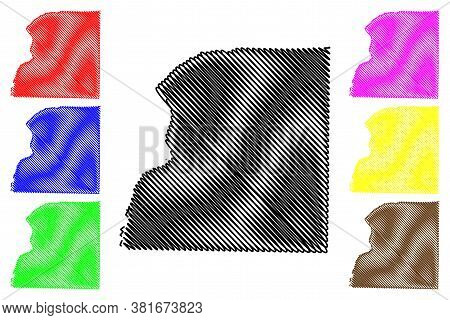 Hancock County, Illinois (u.s. County, United States Of America, Usa, U.s., Us) Map Vector Illustrat