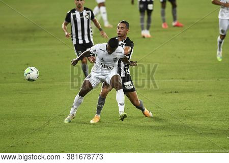 Rio, Brazil - August 19, 2020: Marquinhos Player In Match Between Botafogo And Atletico-mg By Brazil