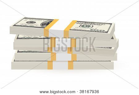 Banknotes stack