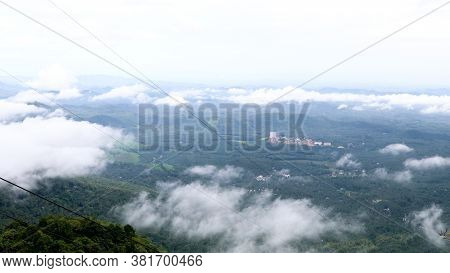 A Panoramic View Of The Valley From The Wayanad Ghats