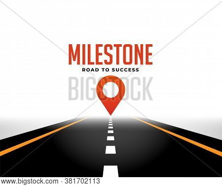 Perspective Road Pathway Towards Horizon Concept Background
