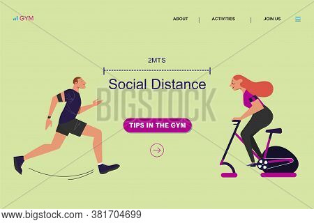 People Doing Sports Activity With Smart Gadgets. Run, Gym, Running Sprinter Distance, Technologies I