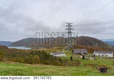 Naeba, Yuzawa, Niigata Prefecture, Japan - Oct 21 2019 : Dragondola Summit Station (naeba-tashiro Go