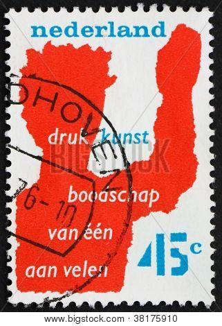 Postage stamp Netherlands 1976 One Communicating with Many