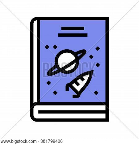 Science Fiction Genre Color Icon Vector. Science Fiction Genre Sign. Isolated Symbol Illustration