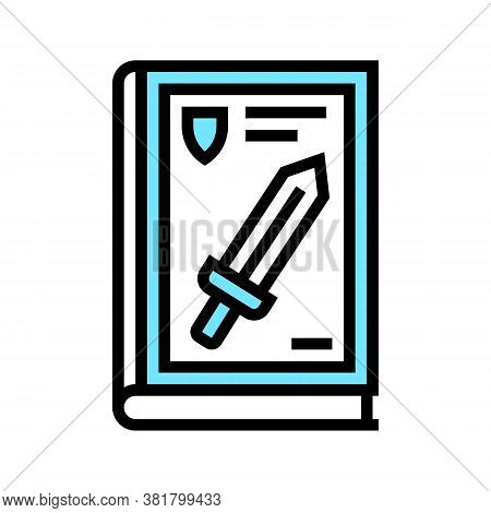 Fantasy Genre Color Icon Vector. Fantasy Genre Sign. Isolated Symbol Illustration