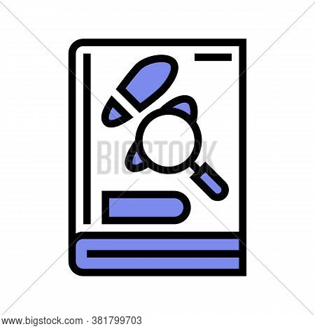 Detective Genre Color Icon Vector. Detective Genre Sign. Isolated Symbol Illustration