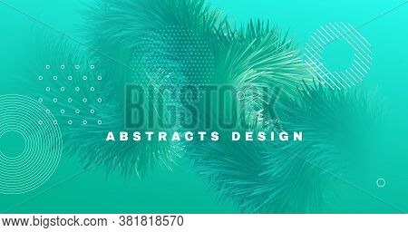 Blue Gradient Fluid. Wave Graphic Motion. Abstract Template. Vector Modern Gradient Fluid. Creative 
